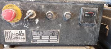 2 x Groupe électrogène 230V mono 10Kva (43.4 Amp) MOES-DIESE, Enlèvement