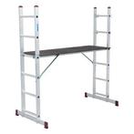 Kamersteiger 4in1 Krause, Doe-het-zelf en Bouw, Steigers, Ophalen, Zo goed als nieuw, Rolsteiger of Kamersteiger, Minder dan 2 meter