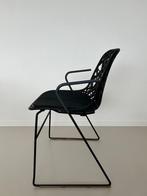 4 zwarte stoelen - Model Nett, Crassevig by Ton Haas, Comme neuf, Noir, Tissus, Enlèvement ou Envoi
