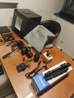 ensemble complet  macro Canon Light-Tec Manfotto, TV, Hi-fi & Vidéo, Appareils photo numériques, Enlèvement, Comme neuf, Canon