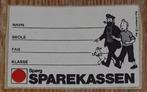 Kuifje sticker Spørg 1970s Tintin Hergé, Verzamelen, Ophalen of Verzenden, Kuifje, Zo goed als nieuw, Plaatje, Poster of Sticker