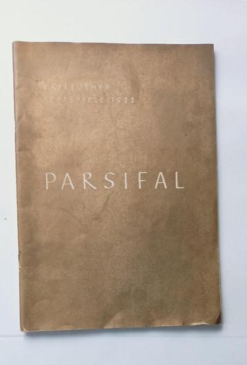 Programme du Wagner Parsifal Bayreuther Festspiele 1953, Enlèvement ou Envoi