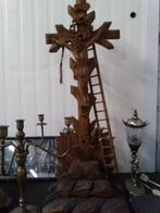 19 eeuws houten kruis 80 cm hoog, Antiek en Kunst, Ophalen of Verzenden