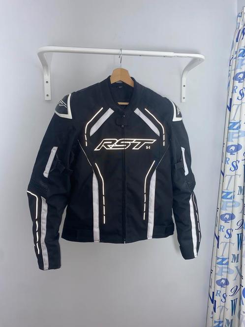 Motorjas - RST S1 zwart en wit, Motoren, Kleding | Motorkleding, Jas | textiel, Heren, Nieuw zonder kaartje, Ophalen