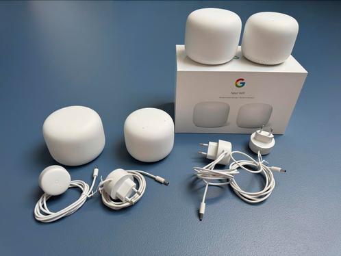 2 Google Nest Wifi pakketten, Computers en Software, Netwerk switches, Zo goed als nieuw, Ophalen