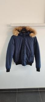 blauwe winterjas met nepbont kap, Kleding | Dames, Blauw, America Today, Gedragen, Ophalen