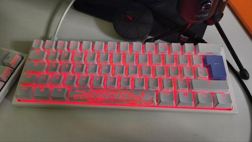 Ducky One 3 Mini 60% (Red Switch Linear), Informatique & Logiciels, Claviers, Comme neuf, Azerty, Filaire, Clavier gamer, Enlèvement ou Envoi