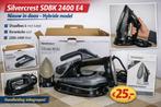 Silvercrest stoomstrijkijzer Nieuw– Hybride model, Electroménager, Enlèvement, Neuf, Fer à repasser sans fil