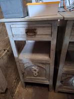 Deux tables de nuit avec marbre, Maison & Meubles, Enlèvement