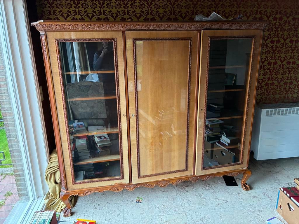 Vintage boekenkast, Ophalen