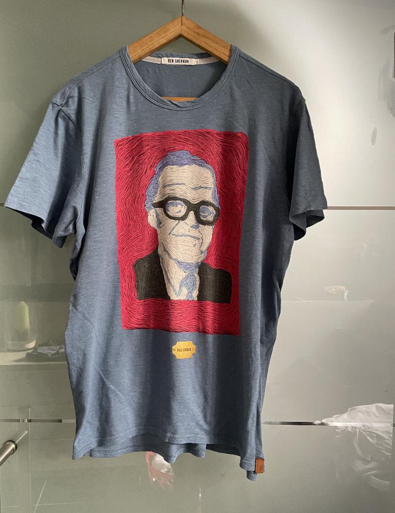 Tee-shirt Ben Sherman, Comme neuf, Enlèvement, Bleu, Taille 48/50 (M)