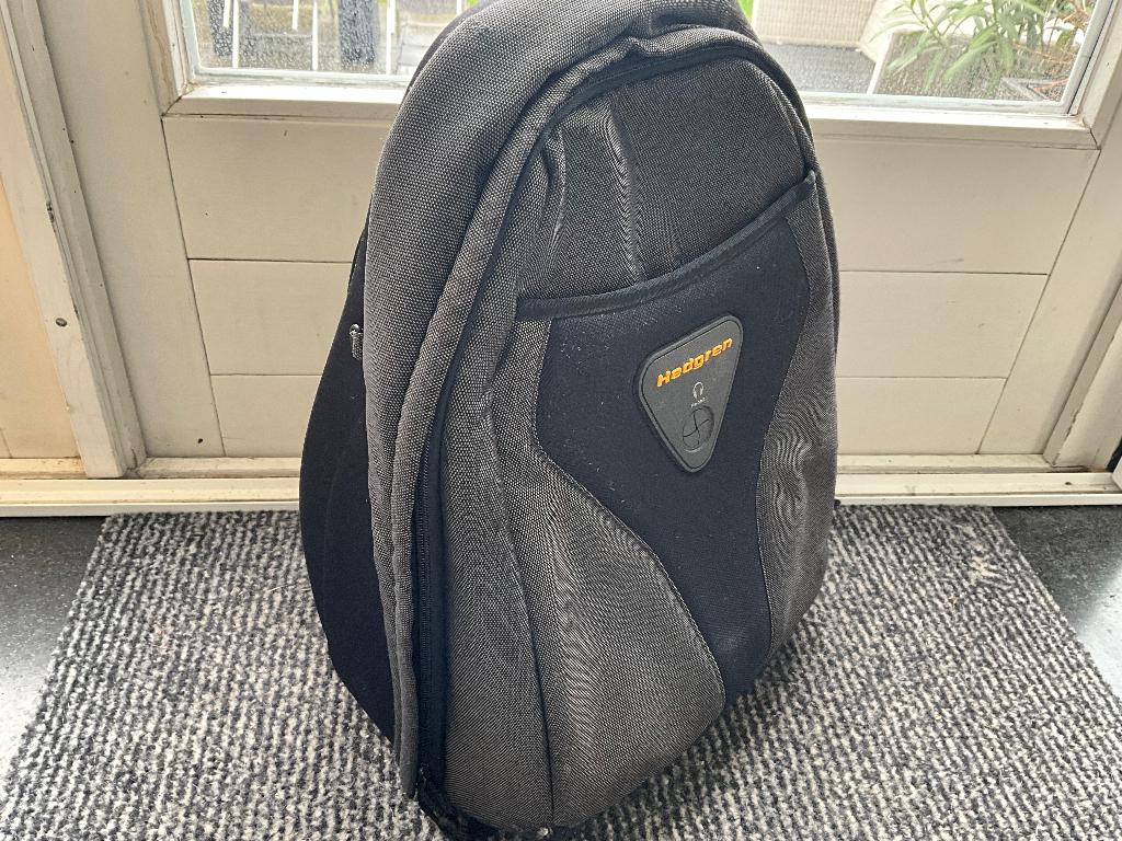 Hedgren zwarte beschermende laptop-rugzak, Ophalen of Verzenden, Gebruikt, Zwart, Overige merken