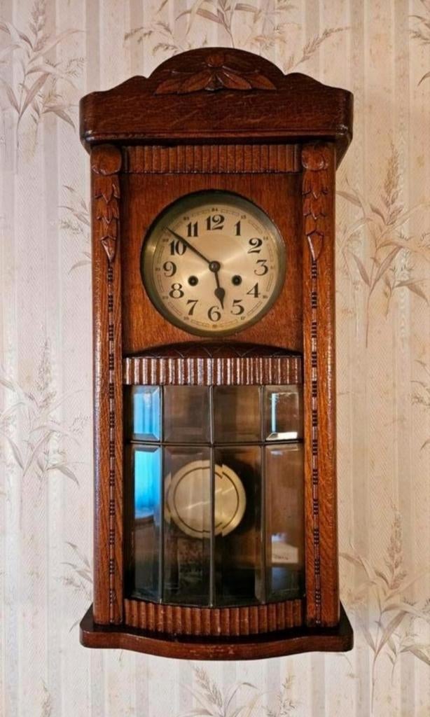 Wandklok antiek, Antiquités & Art, Antiquités | Horloges, Enlèvement