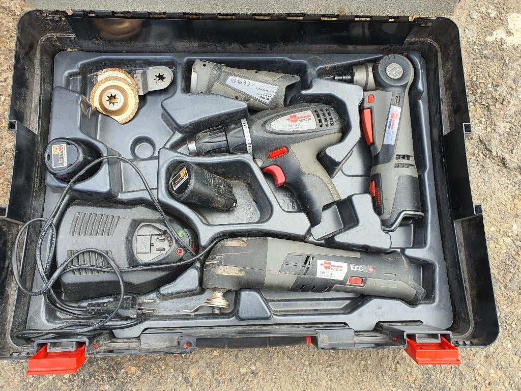 Wurth accu set (10.8 V,, Doe-het-zelf en Bouw, Ophalen, Gebruikt, Variabele snelheid, Boor- en Schroefmachine