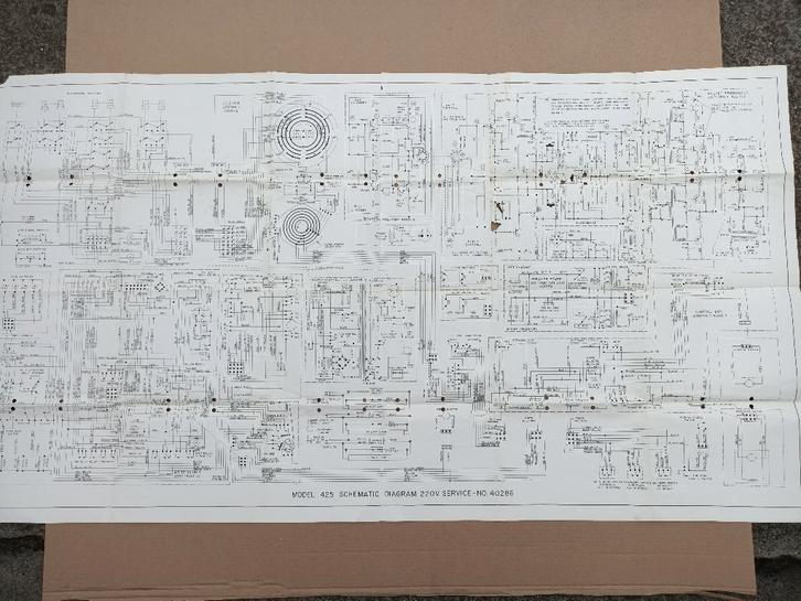 Stroom Schema Rock-ola 435 (1967) jukebox, Collections, Machines | Jukebox, Envoi