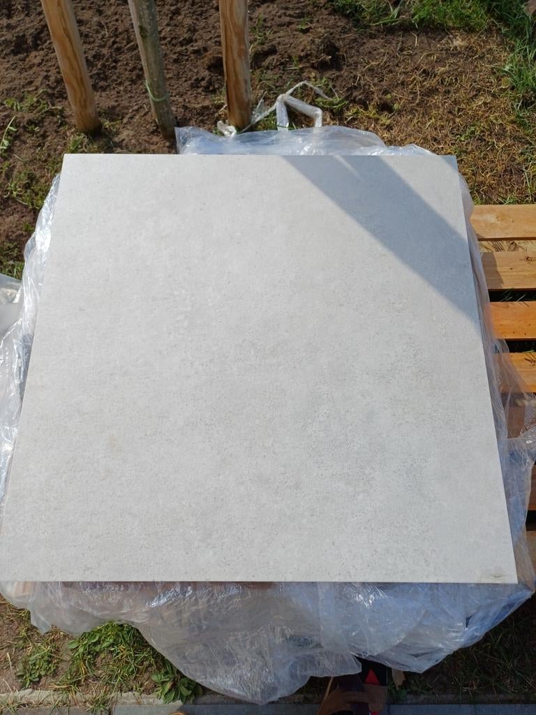 Tegels terras, Ophalen