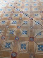 Sol en carrelage ancien à motif géométrique, Bricolage & Construction, Moins de 20 cm, Carrelage de sol, Enlèvement, Utilisé