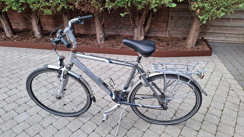 Herenfiets, Gebruikt, Vering, 10 tot 15 versnellingen, Ophalen