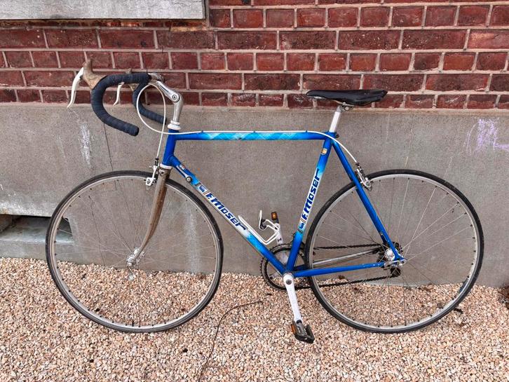 Retro Koersfiets F. Moser, Fietsen en Brommers, Fietsen | Heren | Sportfietsen en Toerfietsen, Ophalen