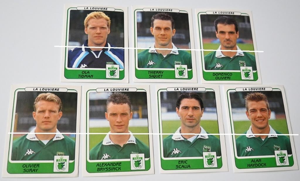 Panini/Football 2002/La Louvière/13 autocollants, Envoi, Comme neuf, Affiche, Image ou Autocollant