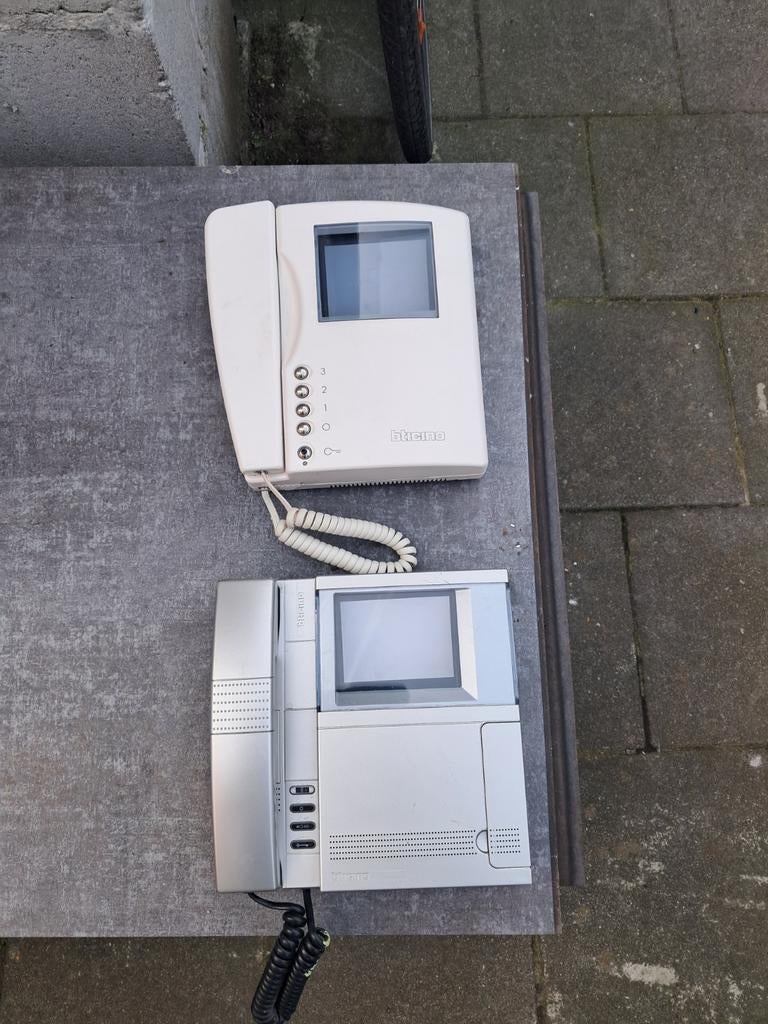 Bticino zwart wit videofoon, Ophalen, Gebruikt