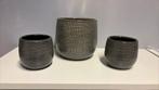 Set 3 bloempotjes, Ophalen, Zo goed als nieuw, Binnen