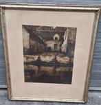 Gravure signe Armand apol, Antiquités & Art, Enlèvement ou Envoi