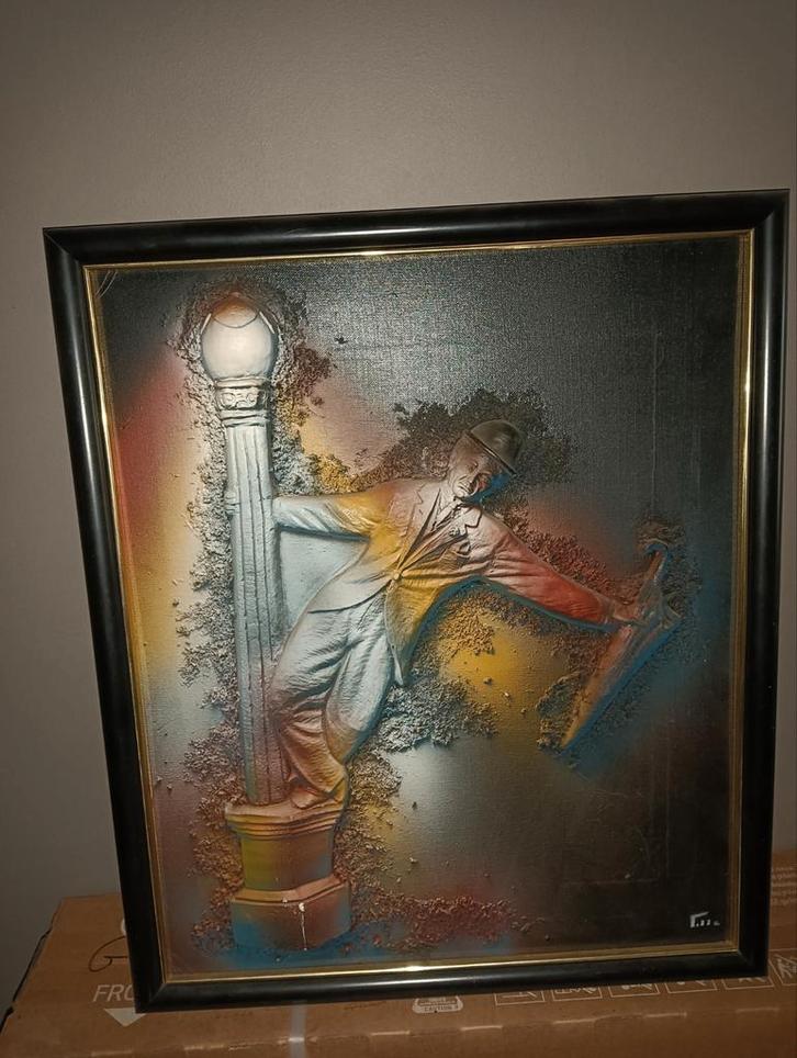 Charlie Chaplin, Antiek en Kunst, Kunst | Schilderijen | Klassiek, Ophalen