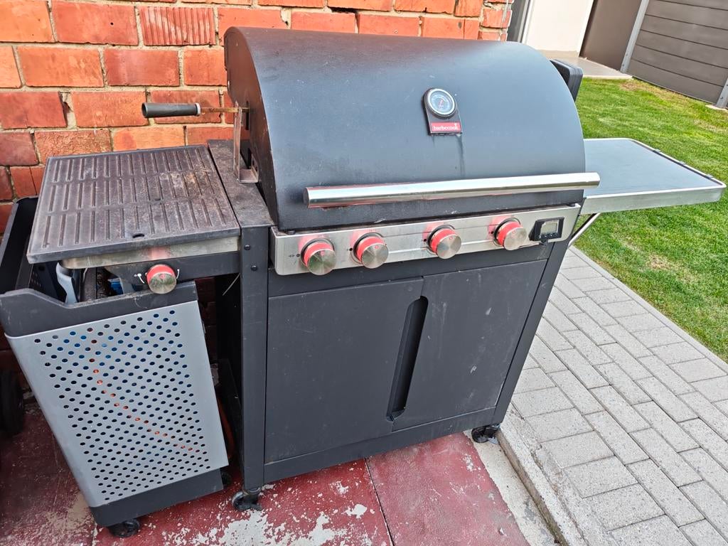 Complete Barbecook Buitenkeuken
met spit, Jardin & Terrasse, Barbecues à gaz, Enlèvement, Utilisé, Barbecook