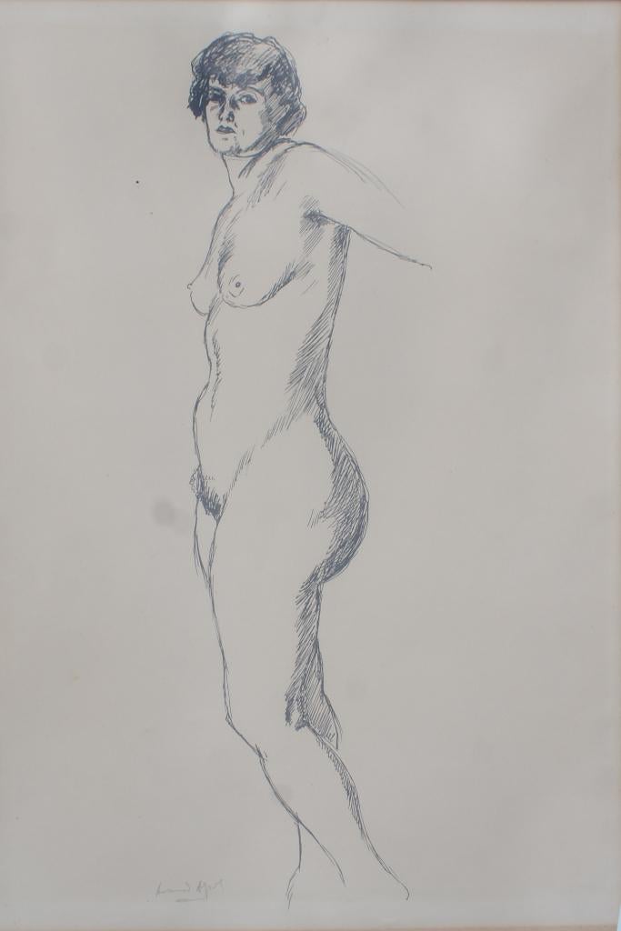 Armand Apol (1879-1950): Naakt / Nude (33 x 43 cm), Enlèvement ou Envoi