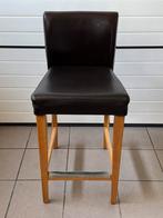 Zwart,ikea.65 cm, Huis en Inrichting, Barkrukken, Ophalen, Met voetsteun, 60 tot 90 cm, Zo goed als nieuw