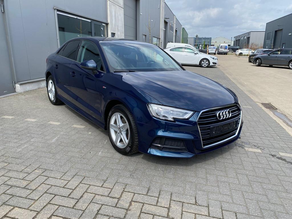 Audi A3 S-line 1.6d automaat LED|Navi|Cruise|Multi|trekh|BTW, Achat, Euro 6, Entreprise, Entretenue par le concessionnaire