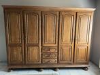Massief eiken kleerkast, Huis en Inrichting, Gebruikt, Klassiek, Eikenhout, 200 cm of meer