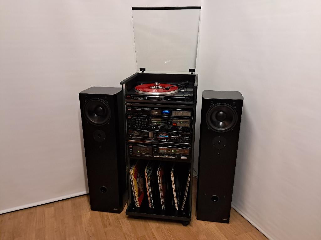 Vintage Stereo/Hifi-sets (LEES DE OMSCHRIJVING!!!), Enlèvement, Haut-parleurs, Composants en vrac