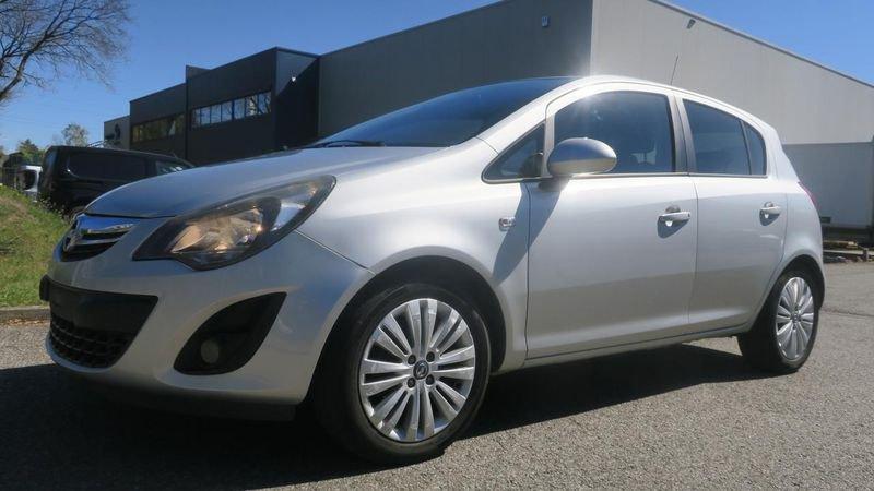 Opel Corsa 74kW 57000km 2014, Auto's, Opel, Euro 5, Stof, Gebruikt, Zwart