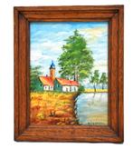 Peinture d'église ancienne avec signature, Antiquités & Art, Enlèvement ou Envoi