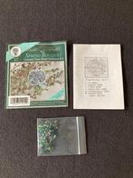 Patroon van een boompje voor te naaien + overschot kralen, Hobby & Loisirs créatifs, Broderie & Machines à broder, Enlèvement ou Envoi