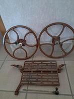 set van een antieke trapnaaimachine, Antiek en Kunst, Ophalen