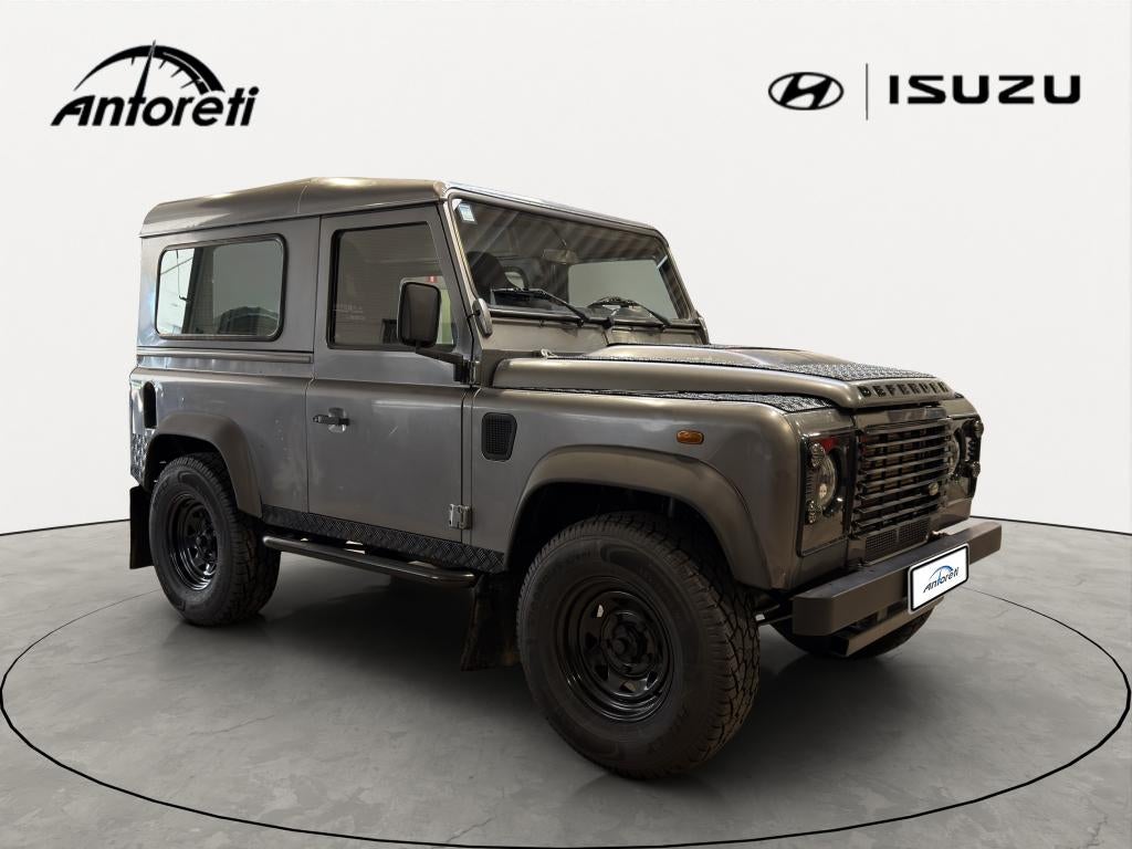 Land Rover Defender 2.4 Td4 90 E, Auto's, Land Rover, 90 kW, Zwart, 4 cilinders, Leder