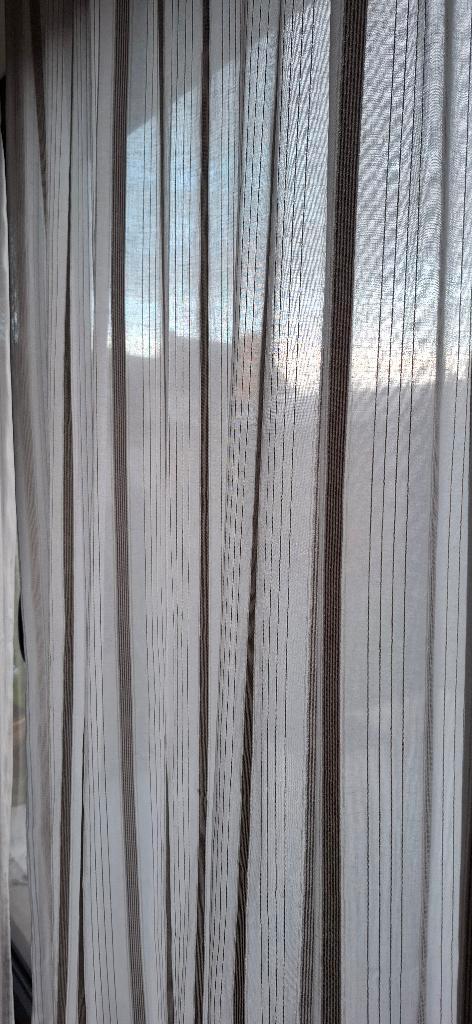 rideaux, Maison & Meubles, Ameublement | Rideaux & Stores à lamelles, Comme neuf, 200 cm ou plus, 100 à 150 cm, Crème, Enlèvement ou Envoi