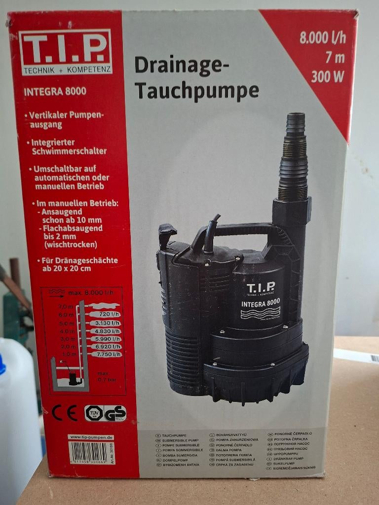 dompelpomp, Ophalen, Nieuw