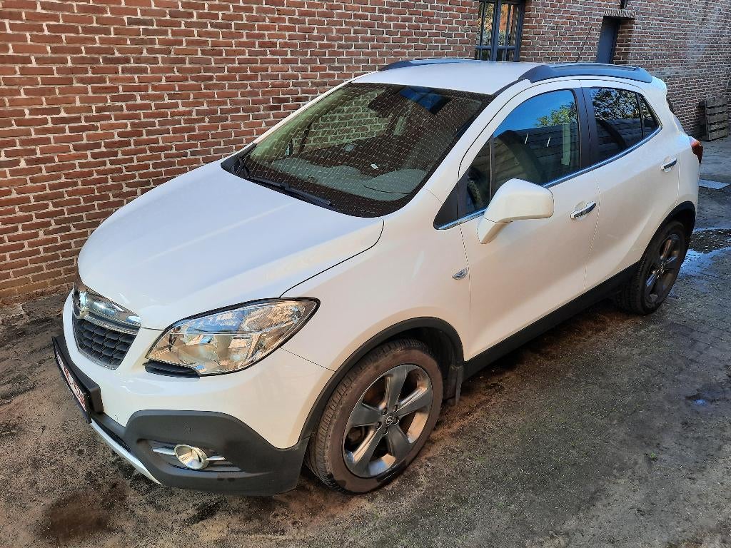Opel Mokka Cosmo 1,6, Auto's, Voorwielaandrijving, Euro 5, Stof, Zwart