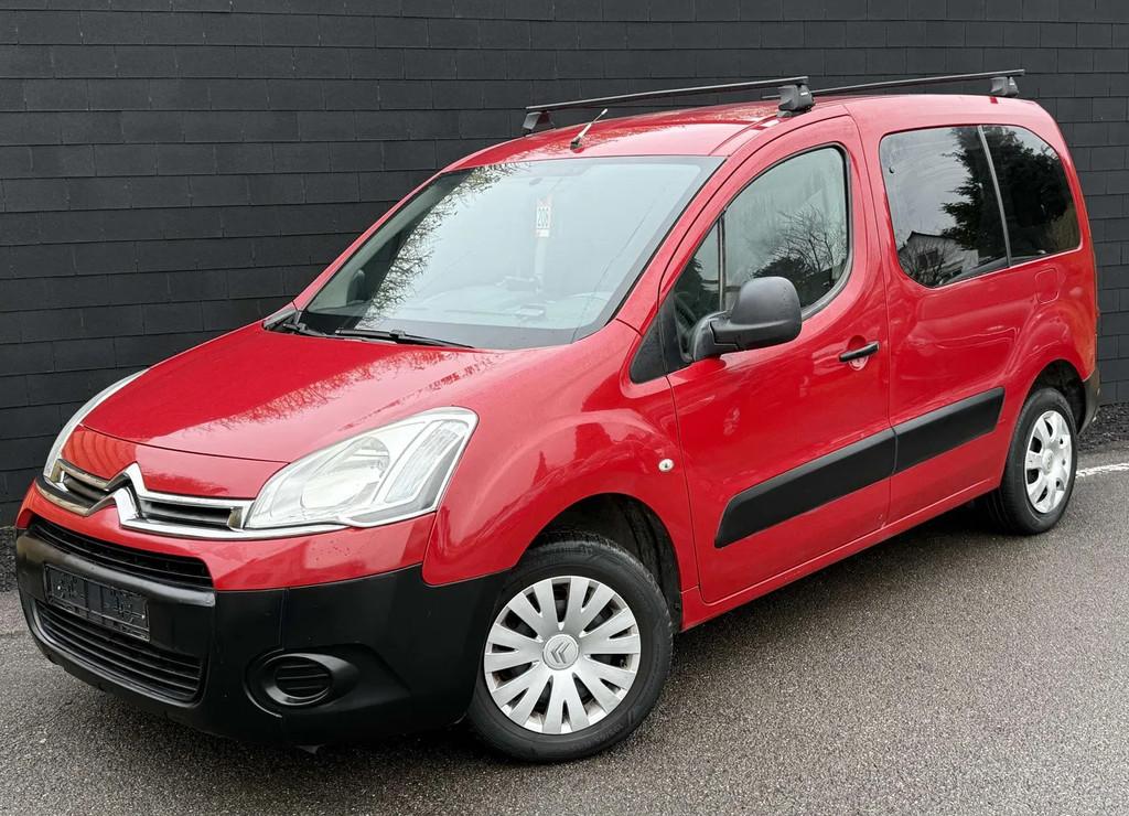 Citroën Berlingo 1.6 HDi+BOITE AUTO+AIRCO+3 PLACES+EURO 5B, Autos, Rouge, Achat, 90 ch, Electronic Stability Program (ESP)