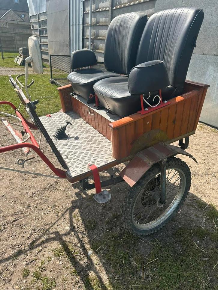 3 ponykoetsen, Animaux & Accessoires, Voitures & Carrosses, Comme neuf