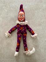 Creepy Vintage Harlekijn Pop 60cm, Ophalen of Verzenden, Pop