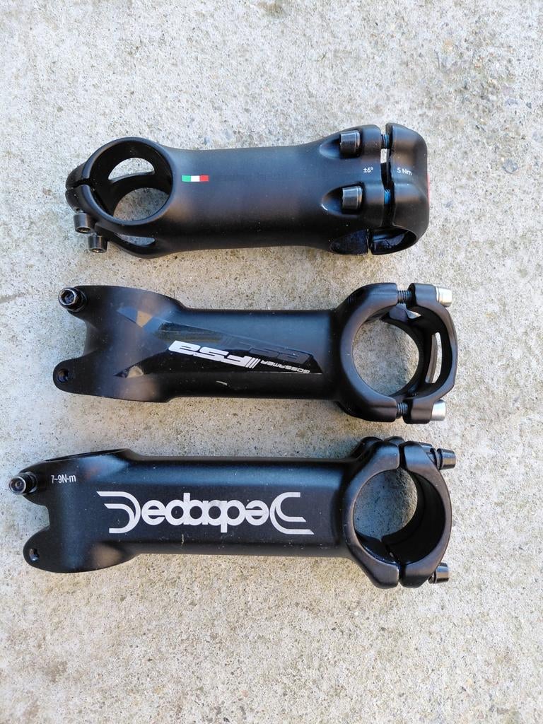 Différentes potences route et vtt peu utilisé, Enlèvement ou Envoi