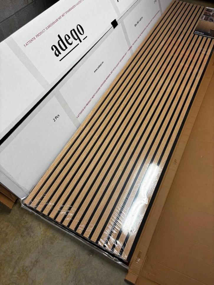 Akoestische wandpanelen, Doe-het-zelf en Bouw, Platen en Panelen, Nieuw, Hout, 20 tot 50 mm, Ophalen