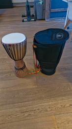 Djembe met draagtas 60 cm, Muziek en Instrumenten, Ophalen