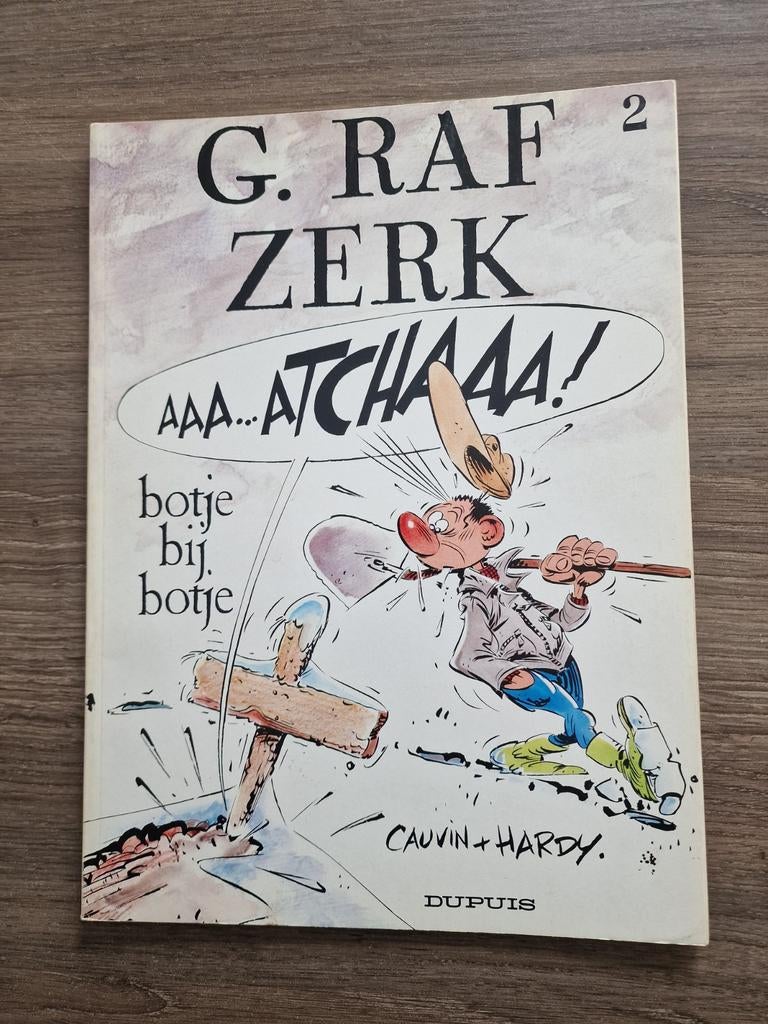 Strips. G. Raf zerk, Cauvin & Hardy, Ophalen of Verzenden, Zo goed als nieuw, Meerdere stripboeken