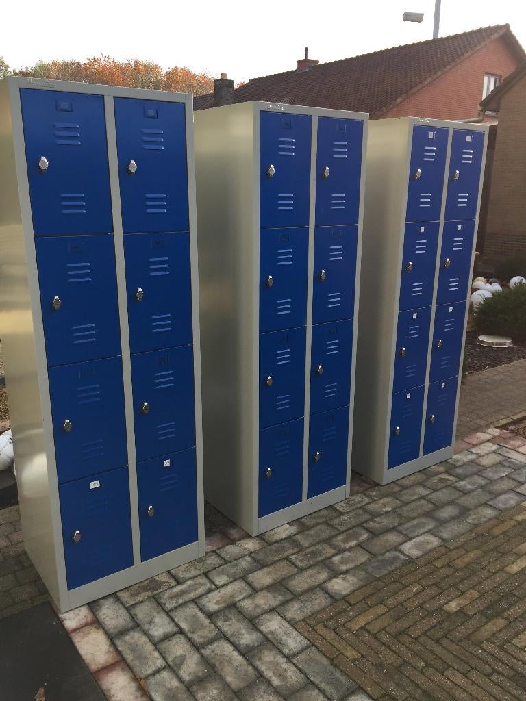 8 - deurs lockers / vakkenkasten - Manutan - Als nieuw !!, Huis en Inrichting, Kasten | Overige, Ophalen, Zo goed als nieuw